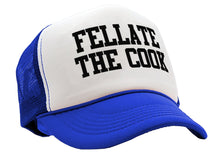 Load image into Gallery viewer, Fellate The Cook - Five Panel Retro Style TRUCKER Cap
