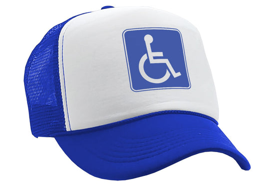 HANDICAPPED - Five Panel Retro Style TRUCKER Cap