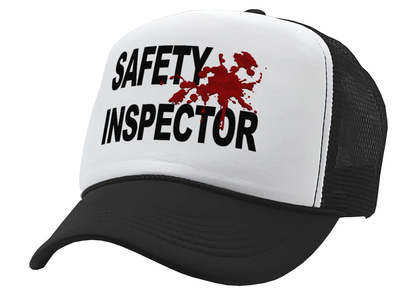 SAFETY INSPECTOR - Five Panel Retro Style TRUCKER Cap