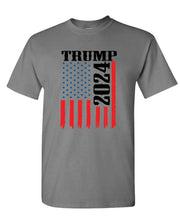 Load image into Gallery viewer, USA Trump Flag 2024 Unisex T-shirt
