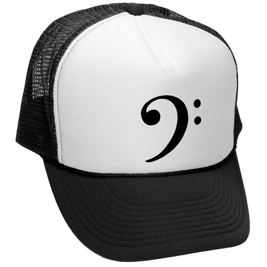 Bass Clef Trucker Hat - Mesh Cap