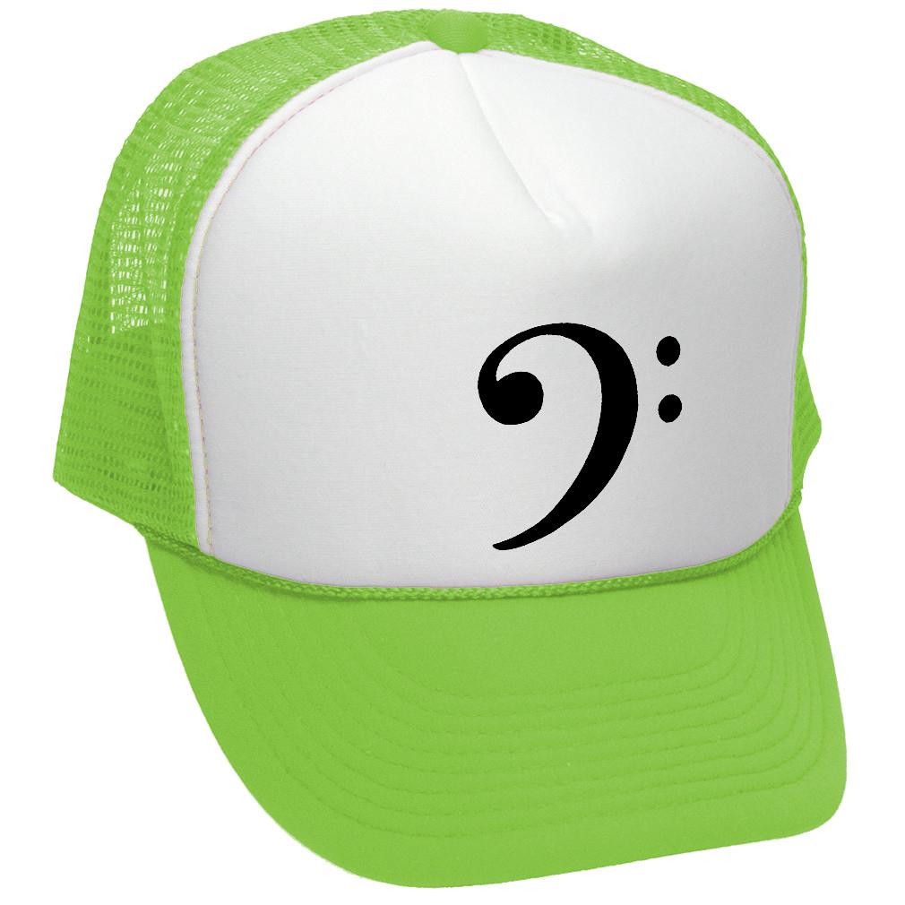 Bass Clef Trucker Hat - Mesh Cap