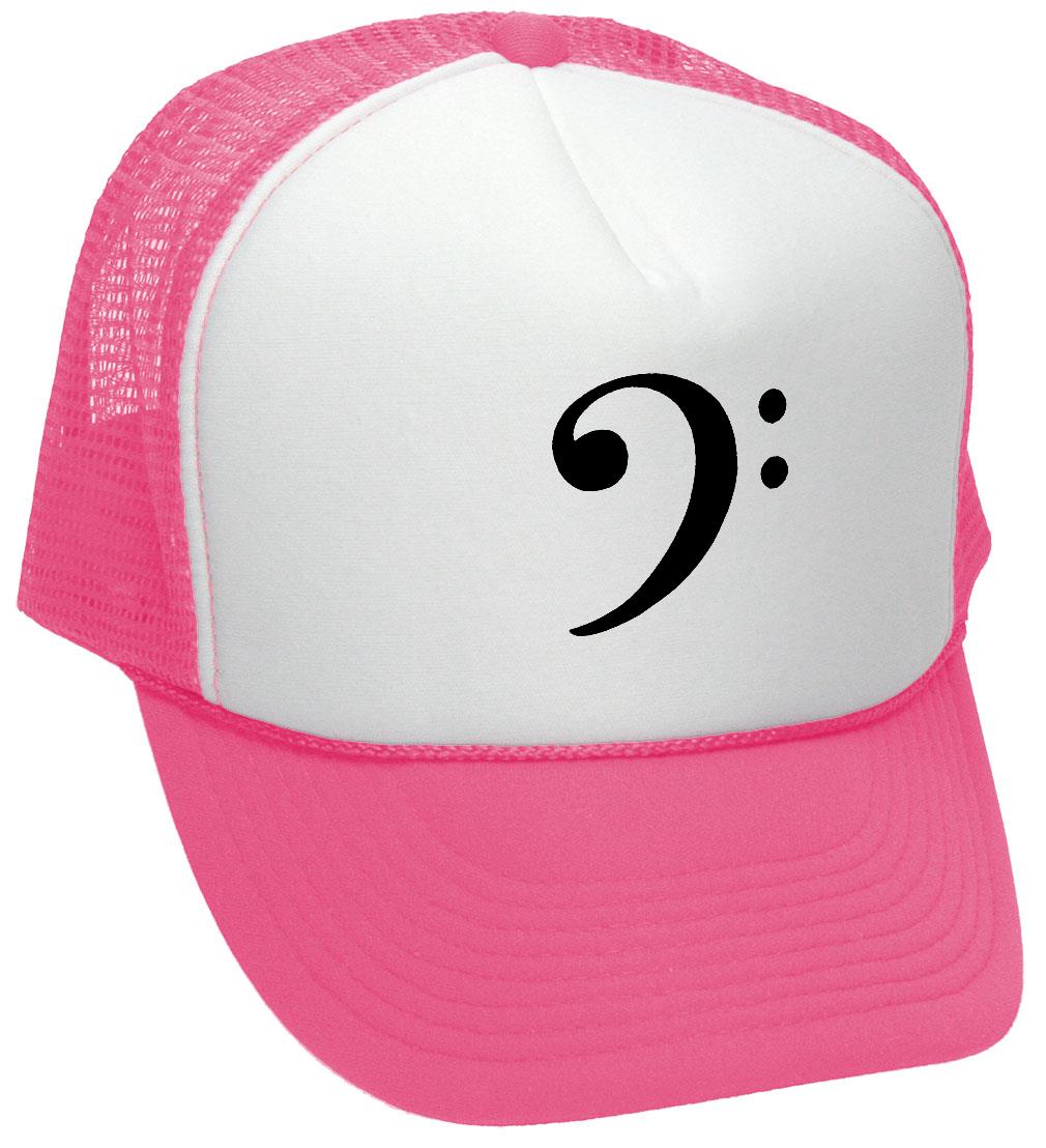 Bass Clef Trucker Hat - Mesh Cap