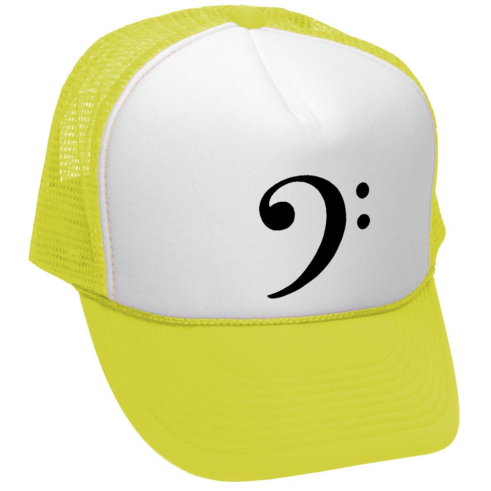 Bass Clef Trucker Hat - Mesh Cap