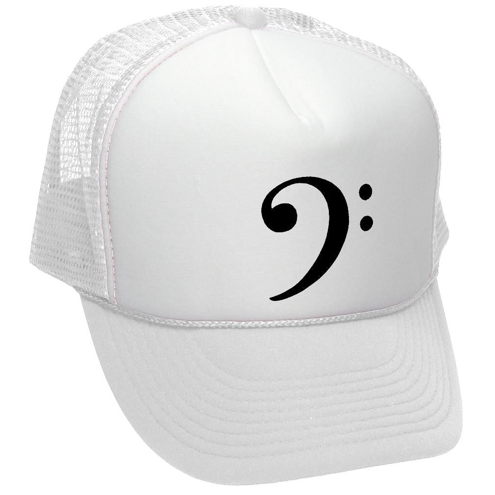 Bass Clef Trucker Hat - Mesh Cap