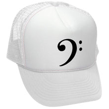 Load image into Gallery viewer, Bass Clef Trucker Hat - Mesh Cap
