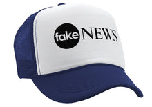 Load image into Gallery viewer, FAKE NEWS - media donald trump for president 24 - Vintage Retro Style Trucker Cap Hat
