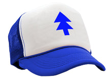 Load image into Gallery viewer, BLUE PINE TREE - Five Panel Retro Style TRUCKER Cap
