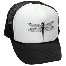 Load image into Gallery viewer, Dragonfly Trucker Hat - Mesh Cap - Five Panel Retro Style TRUCKER Cap
