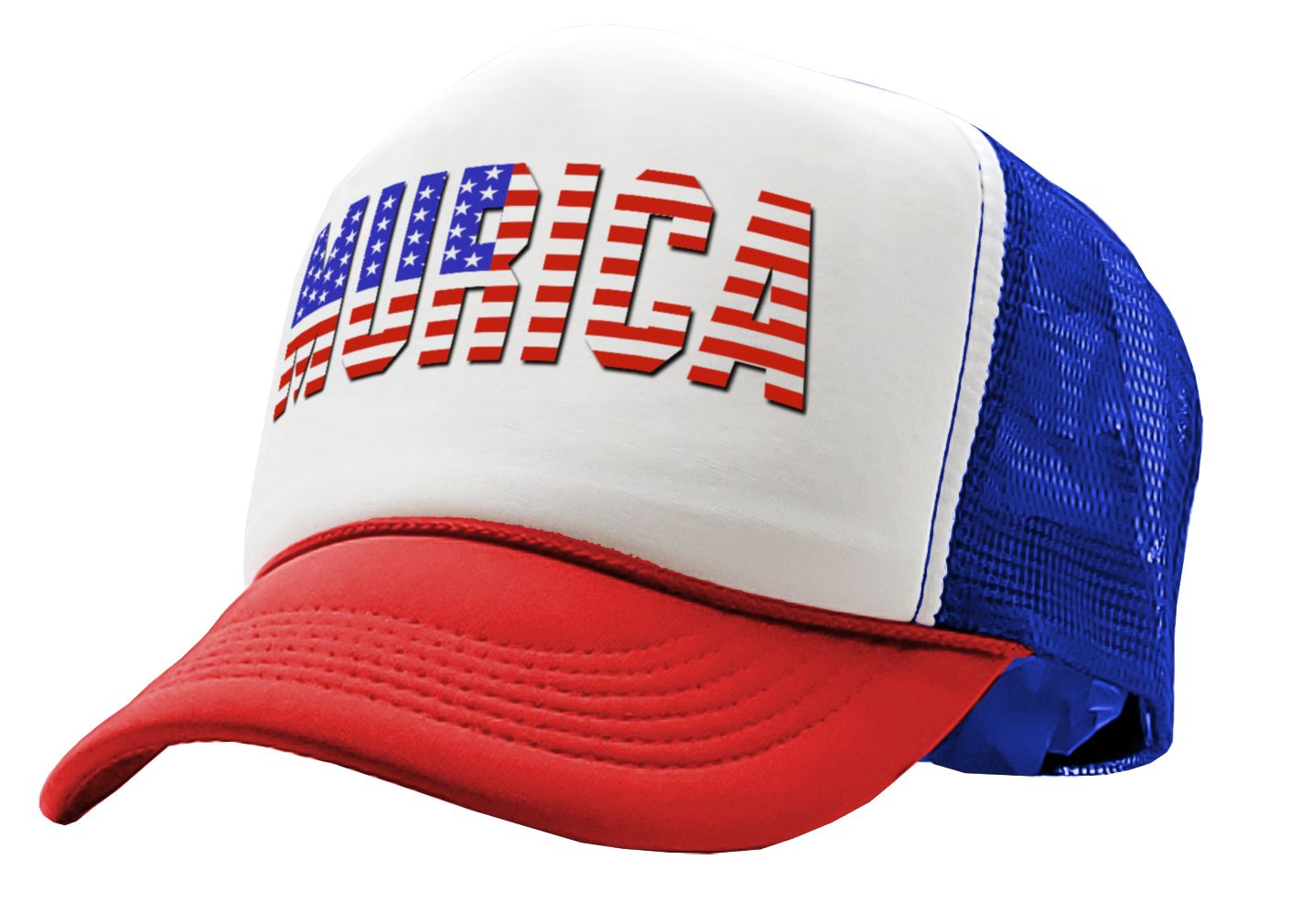 MURICA - america 4th july independence day - Vintage Retro Style Trucker Cap Hat