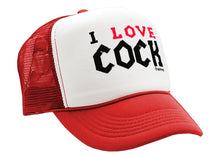 Load image into Gallery viewer, I LOVE COCK fighting - Five Panel Retro Style TRUCKER Cap
