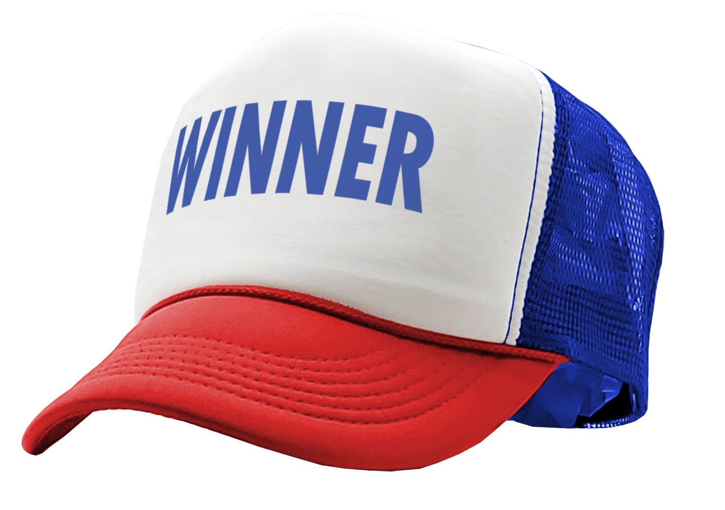 WINNER - Five Panel Retro Style TRUCKER Cap