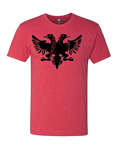 Albanian Eagle - Funny Retro Albania Flag - Tri-Blend T-Shirt