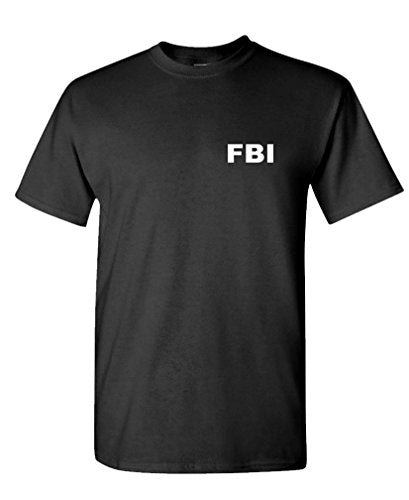 The Goozler FBI - Quantico Duty Bureau Investigation - Mens Cotton T-Shirt Federal