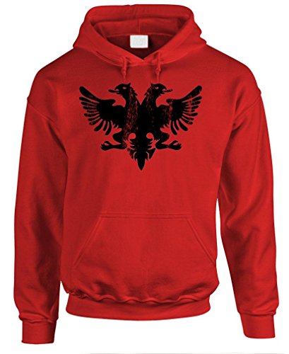 THE GOOZLER - ALBANIAN EAGLE - Mens Pullover Hoodie