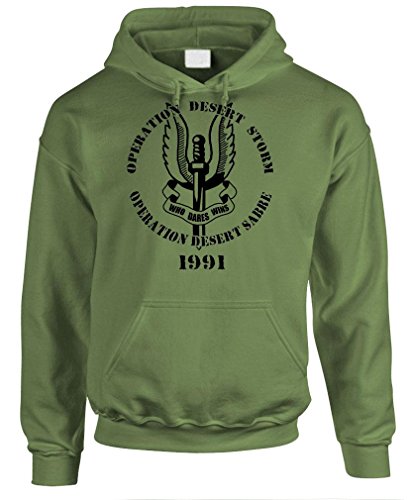 Operation Desert Storm - who Dares wins - Mens Pullover Hoodie