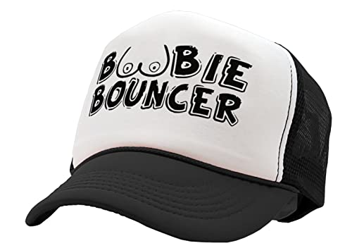 Nukem Cap Company - Boobie Bouncer - Vintage Retro Style Trucker Cap Hat