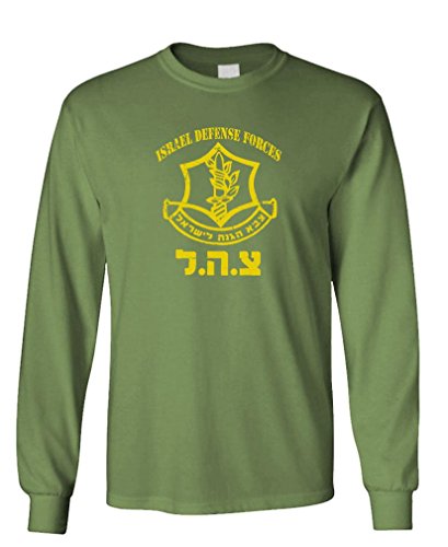 IDF (Israeli Defense Force) - Mens Cotton Long Sleeved T-Shirt