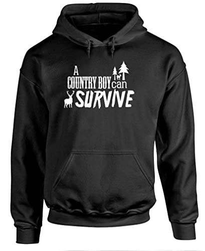 a Country boy can Survive - Fleece Pullover Hoodie