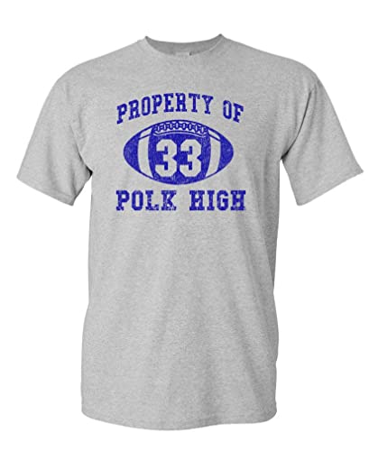 Polk HIGH - Funny Bundy Football Champ 33 - Mens Cotton T-Shirt