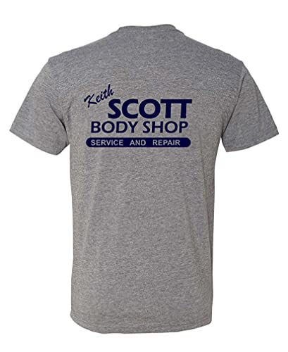 Back Print Keith Scott Body Shop - Tri-Blend T-Shirt