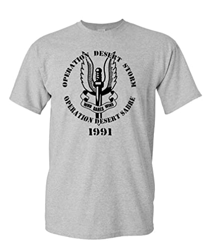 Operation Desert Storm - who Dares wins - Mens Cotton T-Shirt