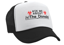 Load image into Gallery viewer, Ask Me About The_Donald - Five Panel Retro Style TRUCKER Cap
