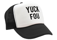 Load image into Gallery viewer, YUCK FOU - fuck you funny prank gag gift - Vintage Retro Style Trucker Cap Hat - Five Panel Retro Style TRUCKER Cap
