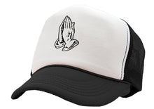 Load image into Gallery viewer, PRAYER HANDS - christian jesus christ god lord - Vintage Retro Style Trucker Cap Hat
