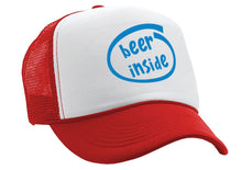 Load image into Gallery viewer, BEER INSIDE - parody college drinking - Trucker Hat
