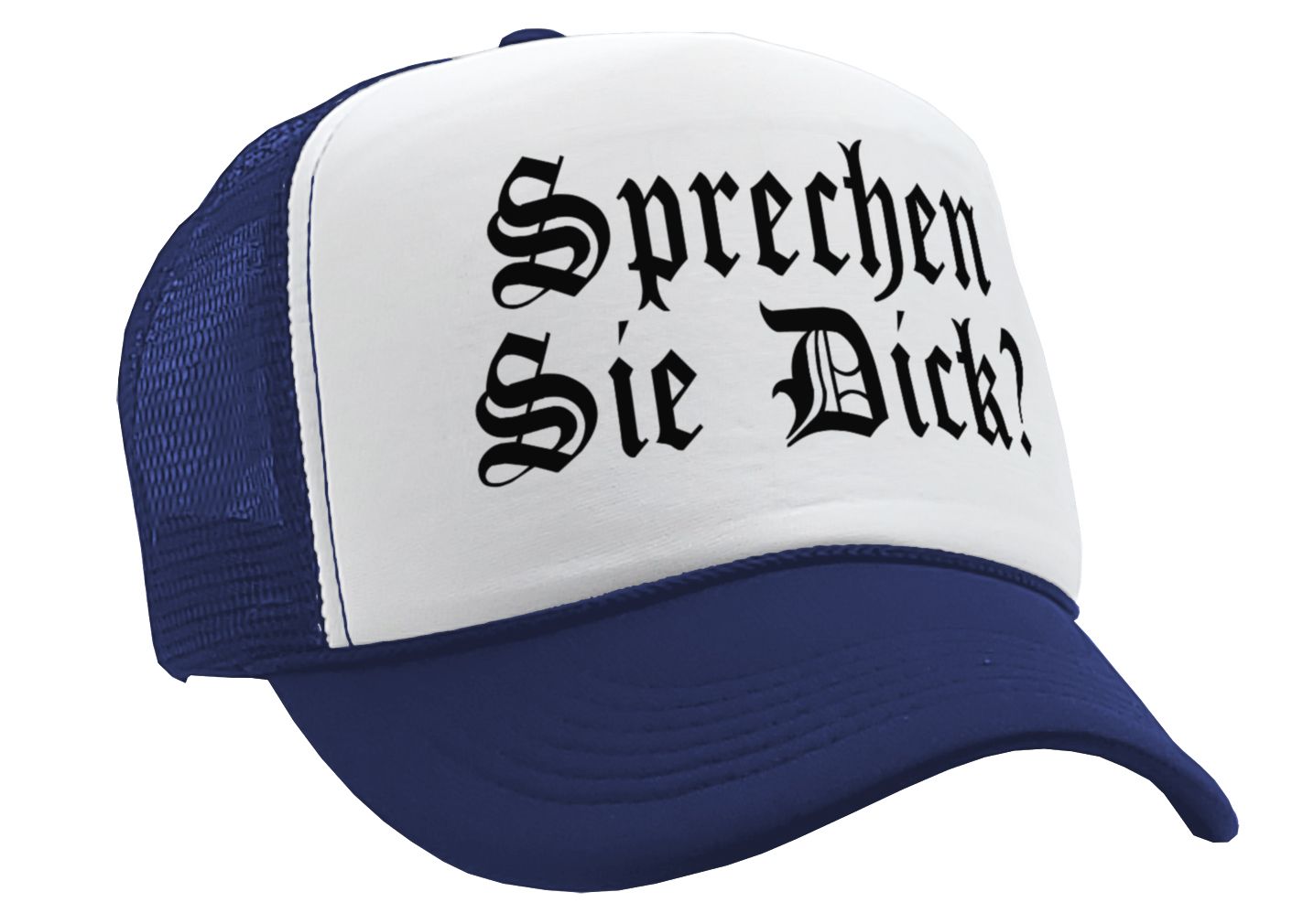 SPRECHEN SIE DICK - step brothers funny - Vintage Retro Style Trucker Cap Hat - Five Panel Retro Style TRUCKER Cap