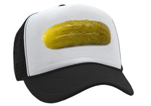 Load image into Gallery viewer, PICKLE - concession stand fair carvinal - Adult Trucker Cap Hat - Five Panel Retro Style TRUCKER Cap
