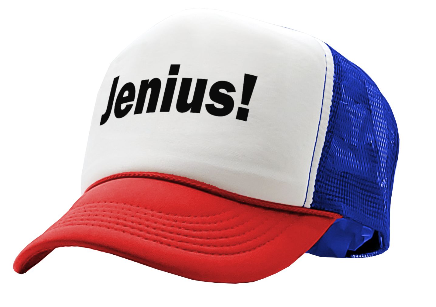 JENIUS! - Five Panel Retro Style TRUCKER Cap