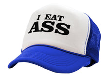 Load image into Gallery viewer, I Eat Ass - Five Panel Retro Style TRUCKER Cap
