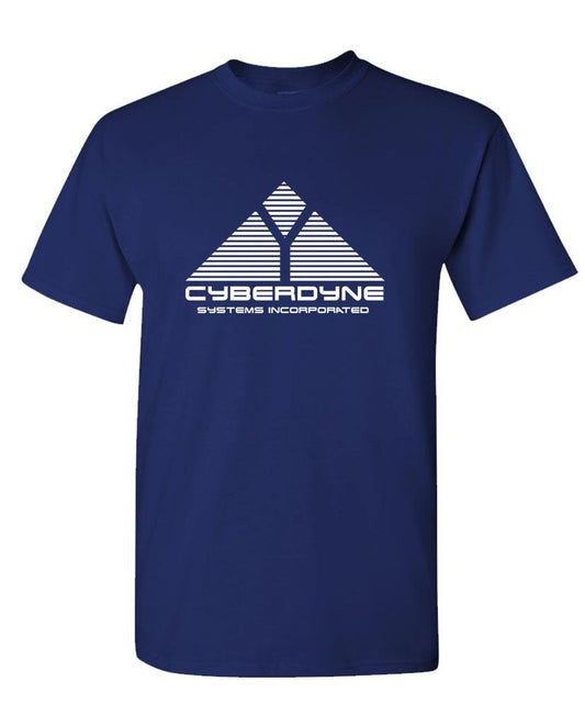 The Goozler Cyberdyne Systems Horror Movie Cyborg - Mens Cotton T-Shirt, XL, Navy