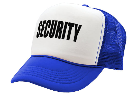 SECURITY - Five Panel Retro Style TRUCKER Cap