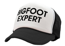 Load image into Gallery viewer, BIGFOOT EXPERT - sasquatch squatchin hunter - Adjustable Snap Back Trucker Cap Hat
