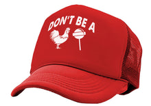 Load image into Gallery viewer, Don&#39;t Be a Cock Sucker - Vintage Retro Style Trucker Cap Hat - Five Panel Retro Style TRUCKER Cap
