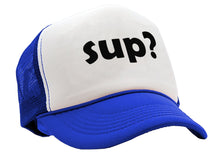 Load image into Gallery viewer, SUP? - Five Panel Retro Style TRUCKER Cap
