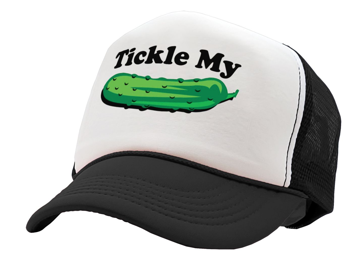 Tickle My Pickle - Five Panel Retro Style TRUCKER Cap