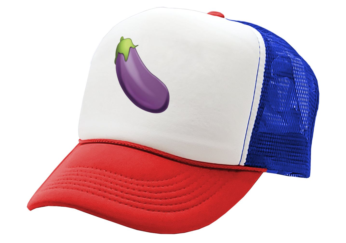 Eggplant boner - Five Panel Retro Style TRUCKER Cap