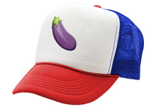 Load image into Gallery viewer, Eggplant boner - Five Panel Retro Style TRUCKER Cap
