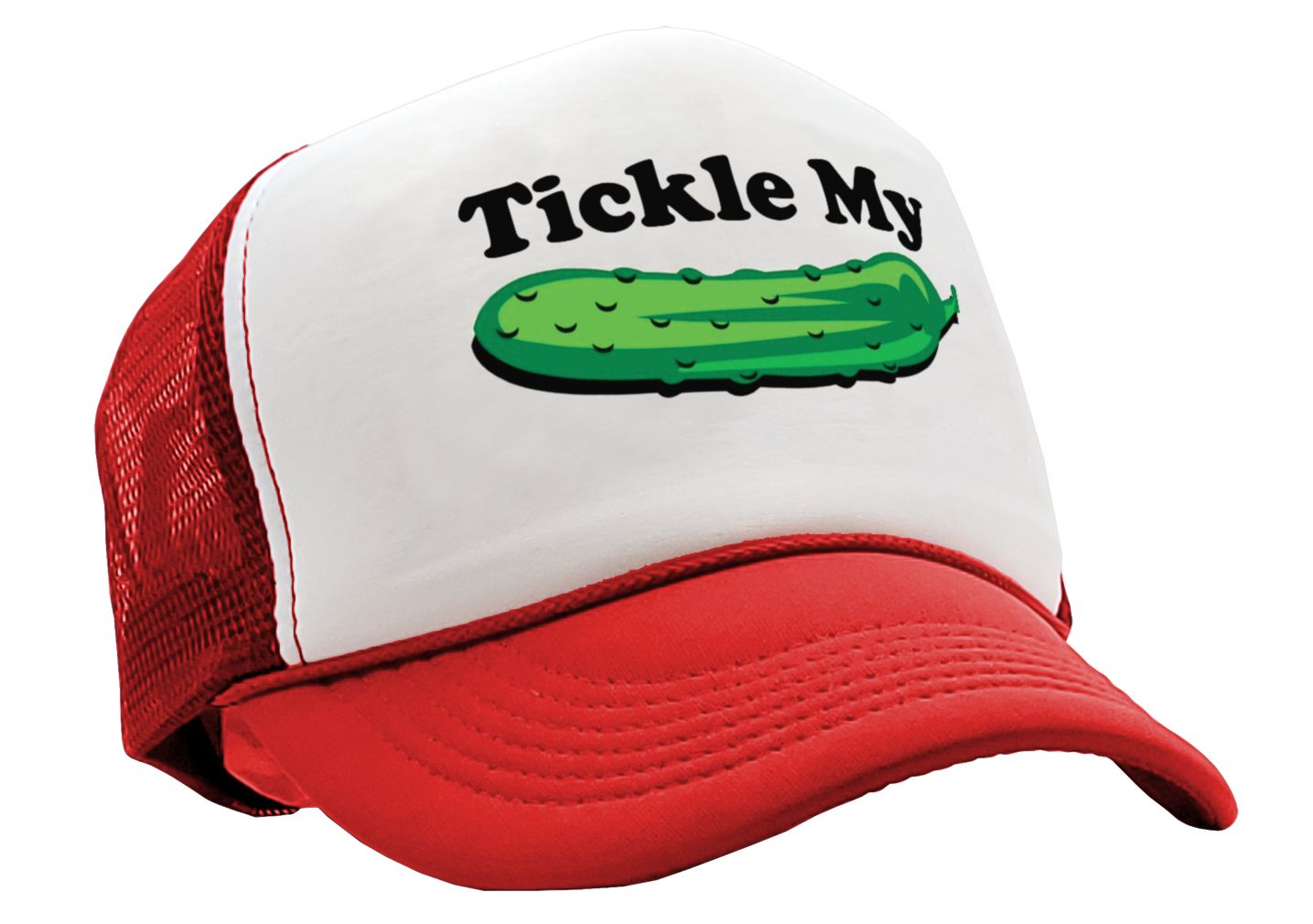 Tickle My Pickle - Five Panel Retro Style TRUCKER Cap