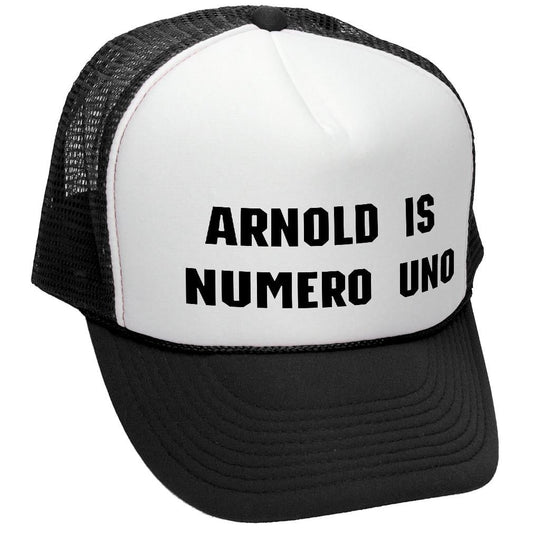 ArnoldNumeroUno Trucker Hat - Mesh Cap - Five Panel Retro Style TRUCKER Cap