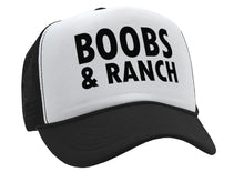 Load image into Gallery viewer, BOOBS AND RANCH - Five Panel Retro Style TRUCKER Cap
