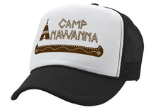 Load image into Gallery viewer, CAMP ANAWANA - shorts campground camping - Vintage Retro Style Trucker Cap Hat - Five Panel Retro Style TRUCKER Cap
