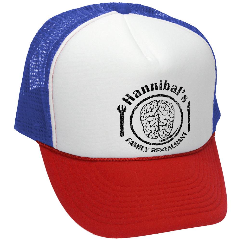 Hannibal's Family Restaurant Trucker Hat - Mesh Cap - Five Panel Retro Style TRUCKER Cap