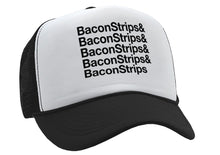 Load image into Gallery viewer, BACON STRIPS - epic food show - Vintage Retro Style Trucker Cap Hat - Five Panel Retro Style TRUCKER Cap
