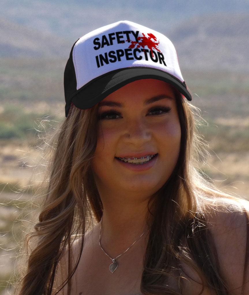 SAFETY INSPECTOR - Five Panel Retro Style TRUCKER Cap