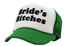 Load image into Gallery viewer, BRIDE&#39;S BITCHES - wedding marriage party bride - Vintage Retro Style Trucker Cap Hat - Five Panel Retro Style TRUCKER Cap
